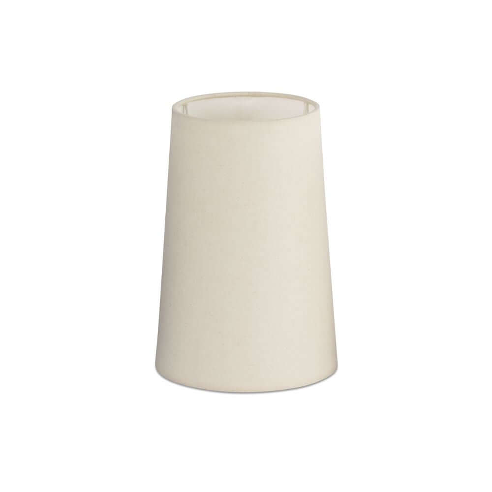 Lampenschirm Ø165x240 Ø130 Weiß in elegantem Design für stimmungsvolle Beleuchtung.
