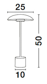 Lash LED Tischleuchte 3000K