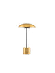 Lash LED Tischleuchte 3000K in elegantem Goldton, modernes Design für stilvolle Räume.