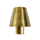 Le Petit LED Wandlampe 3000K in modernem Design mit goldfarbener Oberfläche.
