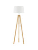 Le Roy Stehlampe Holz, Weiß (2)