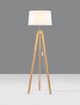 Le Roy Stehlampe Holz, Weiß (4)