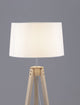 Le Roy Stehlampe Holz, Weiß (5)