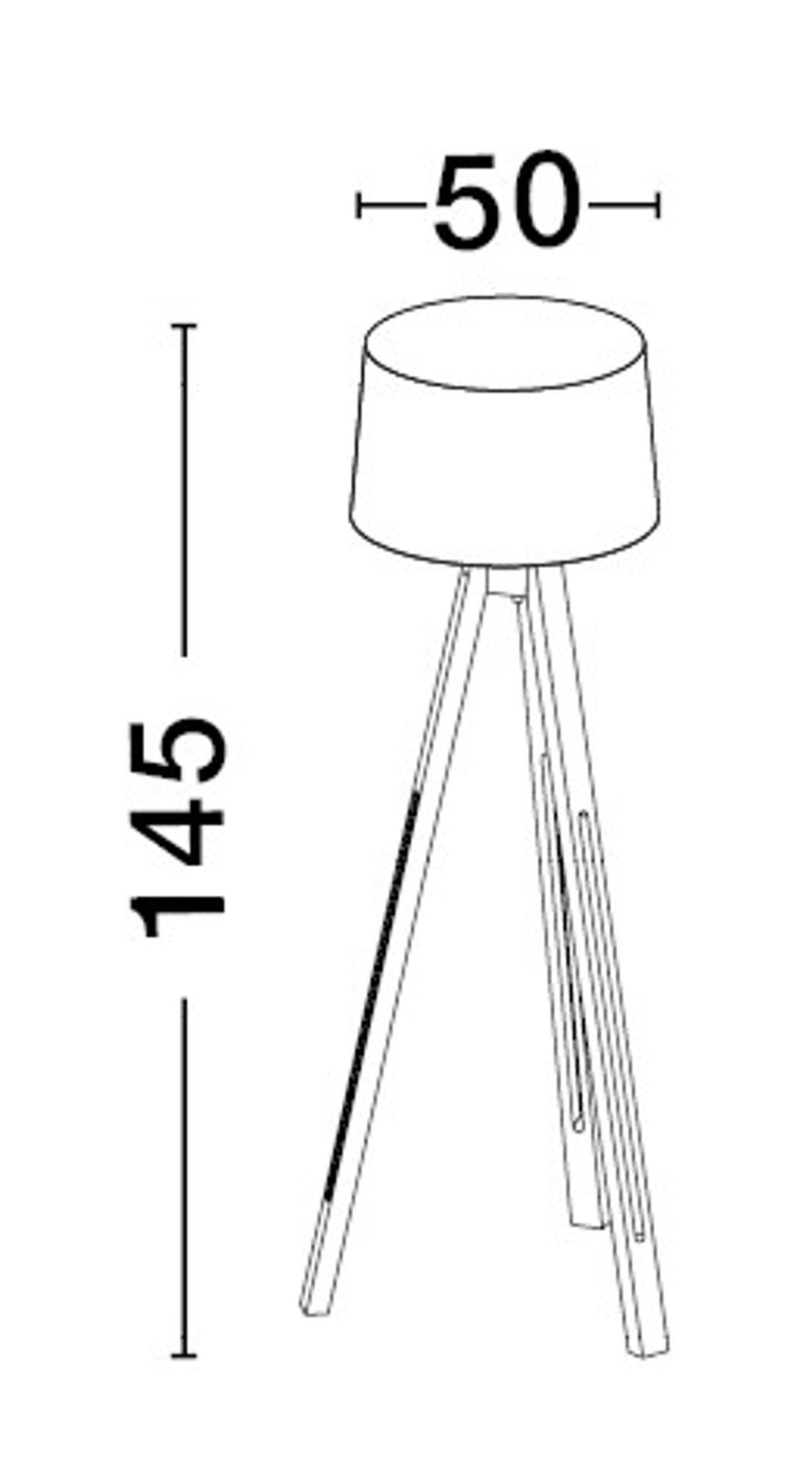 Le Roy Stehlampe Holz, Weiß (7)