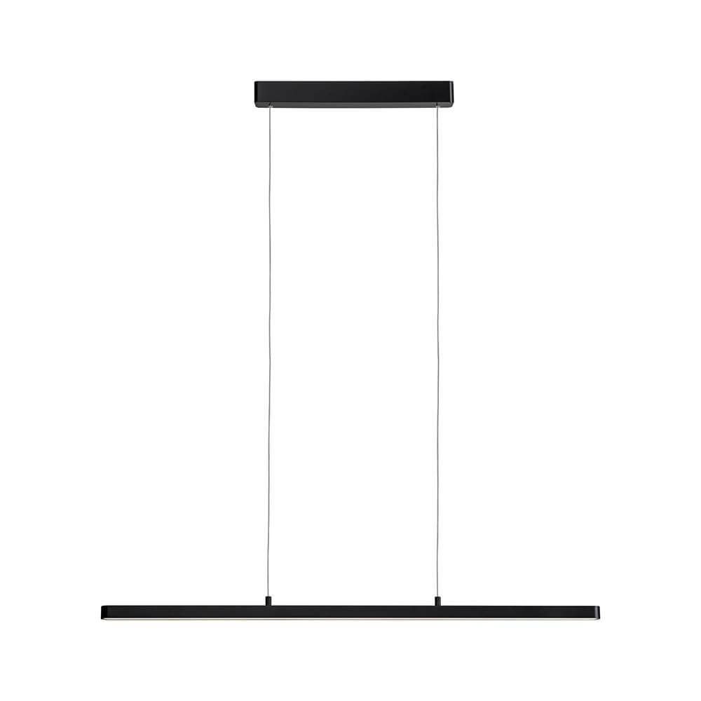 Lento BLE Pendelleuchte LED 1x43W TunW Schw Softlack Aluminium
