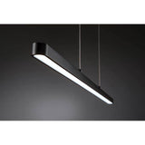 Lento BLE Pendelleuchte LED 1x43W TunW Schw Softlack Aluminium