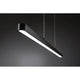 Lento BLE Pendelleuchte LED 1x43W TunW Schw Softlack Aluminium in elegantem Design mit hoher Lichtausbeute.