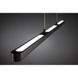 Lento BLE Pendelleuchte LED 1x43W TunW Schw Softlack Aluminium
