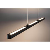 Lento BLE Pendelleuchte LED 1x43W TunW Schw Softlack Aluminium