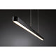 Lento Pendelleuchte dim LED 1x42W Schwarz Softlack mit höhenverstellbarem Design und gleichmäßiger Lichtausgabe.
