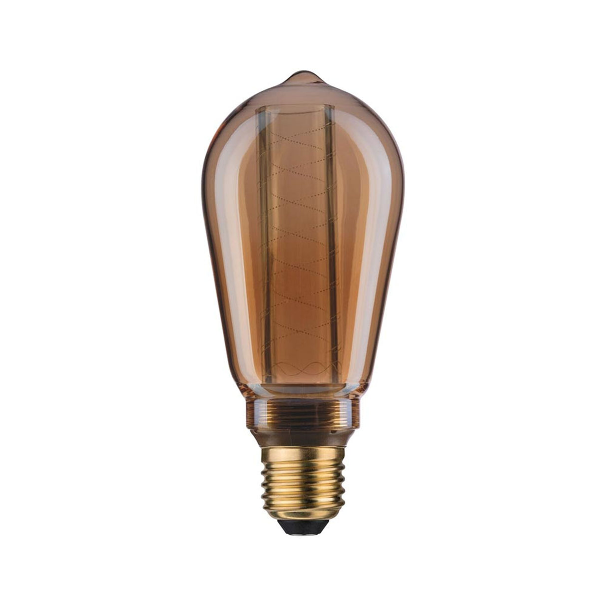 Leuchtmittel 2er Bündel LED ST64 Innenkorb Spirale Gold
