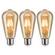 Leuchtmittel 3er Bündel LED Vintage Rustikal Gold