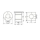 Level stainless steel floor beams angular IP67