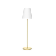 LED rechargeable floor lamp Lola Mini with remote control in an elegant design and harmonious shape.