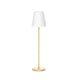 LED Akku-Stehleuchte Lola Mini in elegantem Design mit Fernbedienung für Innen und Außen.