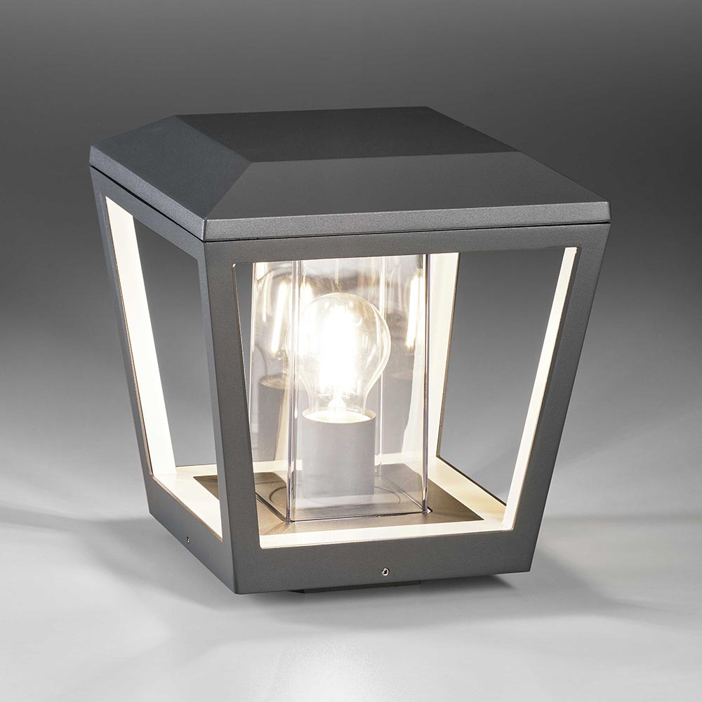 Outdoor Table Lantern Matrix IP54 Anthracite