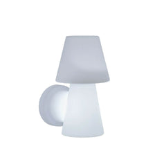 Lola White outdoor wall light - modern lamp with elegant design in white