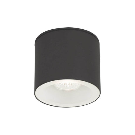 Hexa IP44 graphite ceiling outdoor light, an elegant graphite-colored lamp for outdoor areas such as terraces or entrances.