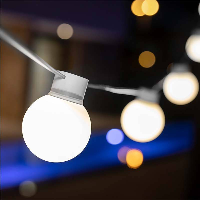 Bruna Solar LED Girlande 8m IP44
