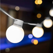 Bruna Solar LED ghirlanda 8 m IP44 con luci bianche LED, ideale per giardino e balcone, illuminazione d’atmosfera.