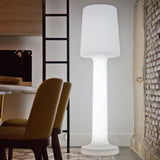 Carmen LED outer standing lamp 165cm with battery and remote control