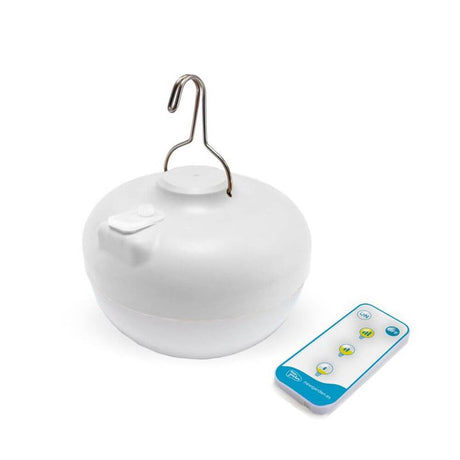 Cherry Bærbar genopladelig LED pære med fjernbetjening og kontrol for lysintensitet.