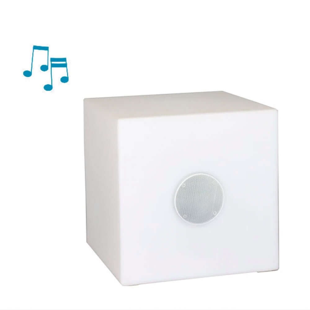 LED Deko-Tisch Cuby mit Lautsprecher und Fernbedienung