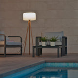 Tripod LED floor lamp Chloe with battery and remote control