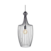 Hängeleuchte Luksor L Ø32cm Schwarz