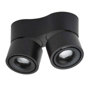LED Aufbaulampe Simple Mini 2x550lm Schwarz