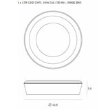 Cobertores LED Bauspot Santa Flat IP65