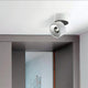 LED Aufbauspot Simple 1320lm Weiß, Schwarz an Decke in modernem Raum