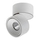 LED Aufbauspot Simple 890lm Weiß mit drehbarem Spot in modernem Design und integrierten Konverter.