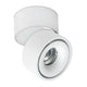 LED Aufbauspot Simple 890lm Weiß in weißem Design, drehbar mit integriertem Konverter.