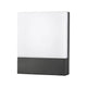 LED Außen-Wandlampe Flat IP54 350lm Grafit, Weiß für angenehmes Licht im Außenbereich.