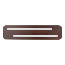 LED plafonnier Neele 1120 lm Nuss - luminaire de plafond moderne avec design en noyer et technologie LED.