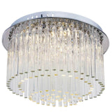 LED Deckenleuchte Gemma Short 6-flg. 1440lm Chrom, Transparent