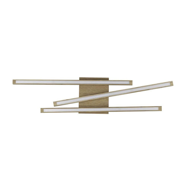 LED Deckenleuchte Linus Sidelong 2520lm Eiche-Geölt moderne LED-Deckenleuchte mit Holzoptik