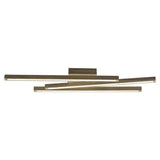 Plafón LED Linus Sidelong 2520lm roble aceitado