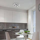 LED Deckenspot Simple 2x680lm Weiß in moderner Küche, ideal zur Ausleuchtung von Räumen.