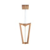 Lámpara LED colgante Leif 4000lm roble aceitado