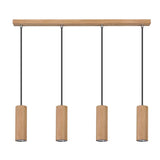 Lámpara colgante LED Pipe 350lm roble aceitado
