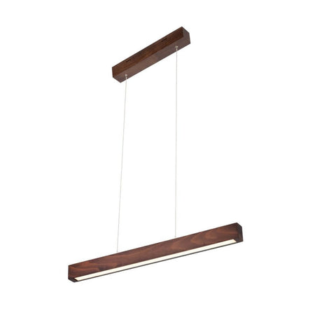 LED Hängelampe Smal Touch-Dimmer 2100lm Nuss mit modernem Design und dimmbarer Funktion.