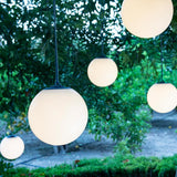 Lampa wisząca LED baterii w kształcie sferycznym Noroi z zdalnym sterowaniem