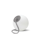 Battery-powered LED pendant light in spherical shape Norai with remote control