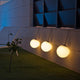 Akku LED-Hängeleuchte in Kugelform Norai, ideal für den Außenbereich und stimmungsvolle Beleuchtung.