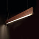 LED Hängeleuchte Oslo 1400-1500lm Braun in elegantem Design mit Zugschalter und gleichmäßiger Lichtverteilung.
