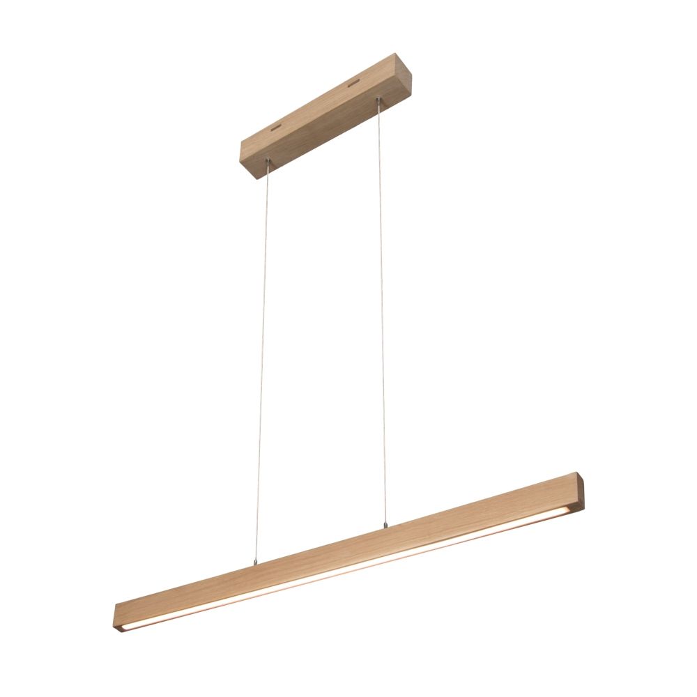 Lámpara colgante LED Smal touch dimmer 1330lm roble-aceite