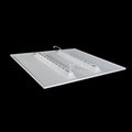 LED-Panel Apoli UGR <16 mit flachem Design, 620mm x 620mm, blendfreies Licht für Büros, Farbtemp. 3000k/4000k.