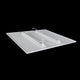 LED-Panel Apoli UGR <16 mit flachem Design, 620mm x 620mm, blendfreies Licht für Büros, Farbtemp. 3000k/4000k.